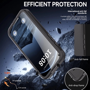 Coque de téléphone magnétique étanche IP68 <span class=keywords><strong>avec</strong></span> protection intégrale 360° résistante à l'usure et transparente pour <span class=keywords><strong>iPhone</strong></span> 16 17 Pro Max - Product Image 6