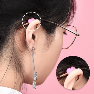 미니 하트 모양 안경 귀 그립 미끄럼 방지 실리콘 안경 후크 - Product Image 4