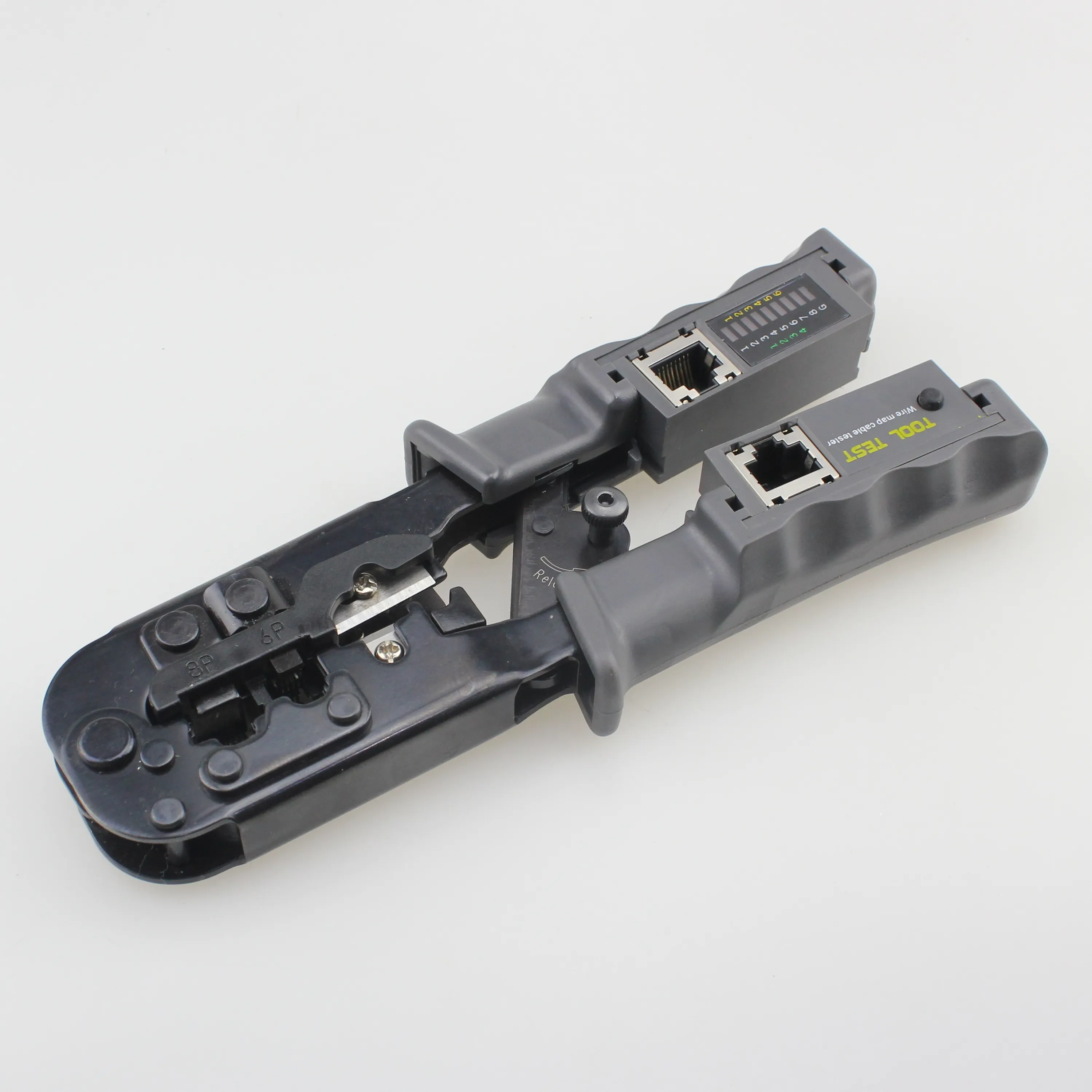 N5684CR 2in1 Multitool Wire Crimping Tool Testing Pliers Wire Stripper RJ11 RJ12 RJ45 Cable Crimper Wire <span class=keywords><strong>Cutter</strong></span> Tester
