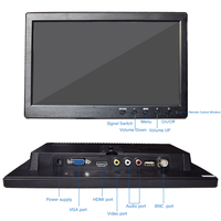 Moniteur d'Appui-Tête de Voiture d'Usine 10,1 Pouces Multimédia MP5 MP4 avec Fonctions USB SD Radio en Stock