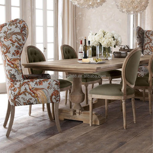 Table à manger américaine en bois massif européen rétro créative grande planche Style français vieille longue Table maison Table <span class=keywords><strong>d</strong></span>'invités - Product Image 3