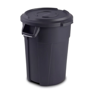 Cestino per Rifiuti Rotondo Crono Nero 85 L - Product Image 2