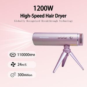 Sèche-cheveux ionique pliable mains libres haute vitesse 1200W pour spa et animaux domestiques – Appareil polyvalent pour la maison et le salon - Product Image 1