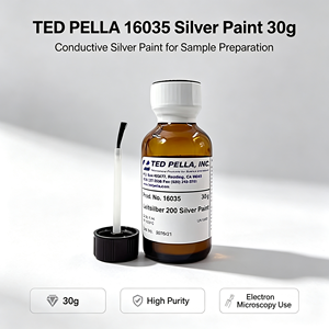 สีเงิน TED PELLA 16035 Leitsilber 200 ขนาด 30 กรัม สีเงินนำไฟฟ้าสำหรับการเตรียมตัวอย่าง SEM TEM - Product Image 1