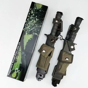 มีดต่อสู้ใบมีดสแตนเลสคุณภาพสูง M9D80 ด้ามหนัง ความหนา 4.5 มม. รับประกัน 1 ปี DIY - Product Image 1