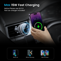 Chargeur sans fil pour téléphone intelligent à charge rapide, petit chargeur rapide pour téléphone portable