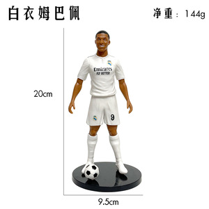 Statues réalistes de stars du football, 13 pièces, figurines d'action en PVC, design classique pour collection, souvenir, cadeau pour les fans de football - Product Image 6