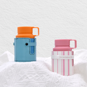 Eau de Parfum Pastel <span class=keywords><strong>Pop</strong></span> : Flacons colorés et rayés avec un design de parfum ludique et portable - Product Image 2