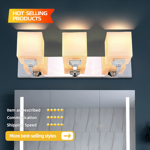 Applique murale LED au design moderne, étanche IP44, pour salle de bain, miroir intérieur, E26, en acier inoxydable, pour hôtel, éclairage de miroir - Product Image 2