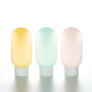 ขวดซิลิโคนเปล่าขนาด60มล. แบบบีบพกพากันรั่วโลโก้ออกแบบได้ตามต้องการ - Product Image 1