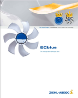 Moteur ZIEHL-ABEGG allemand MK165-4DK.24.N Ventilateur de compresseur d'air Atlas