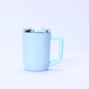 Mug à café isotherme 15 oz 100 % étanche avec poignée et couvercle - Mug de voyage en acier inoxydable - Tasse à café à double paroi - Product Image 4