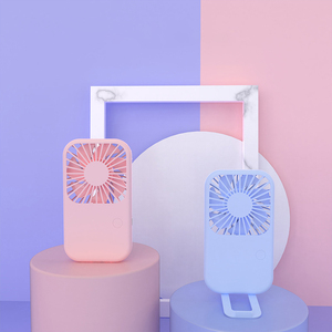 Mini Handheld Fan with Phone Stand USB Rechargeable Pocket Fan Portable Desk Fan Personal Cooling Fan for Dorm Office Travel - Product Image 5