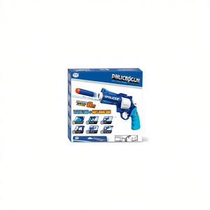 Pistola ad Acqua a Forma di Arma da Polizia, Portata 8m, con Luci e Suoni, per Giochi all'Aperto per Bambini - Product Image 1
