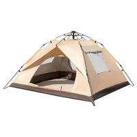 Tente gonflable 360 Airflow, installation instantanée, protection solaire argentée, moustiquaire intégrée, double couche quatre saisons