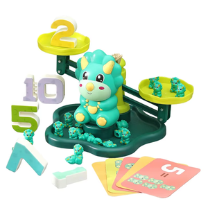 ألعاب تعليمية بلاستيكية مخصصة على شكل ديناصورات وقرود مع ميزان وأرقام وأصوات لتعليم الرياضيات للأطفال - Product Image 5
