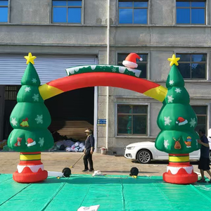Aria personalizzata per uomo soffiatore albero di natale pupazzo di neve ballerino del cielo pubblicità 20ft grande matrimonio gonfiabili personalizzati danza oscillante - Product Image 1