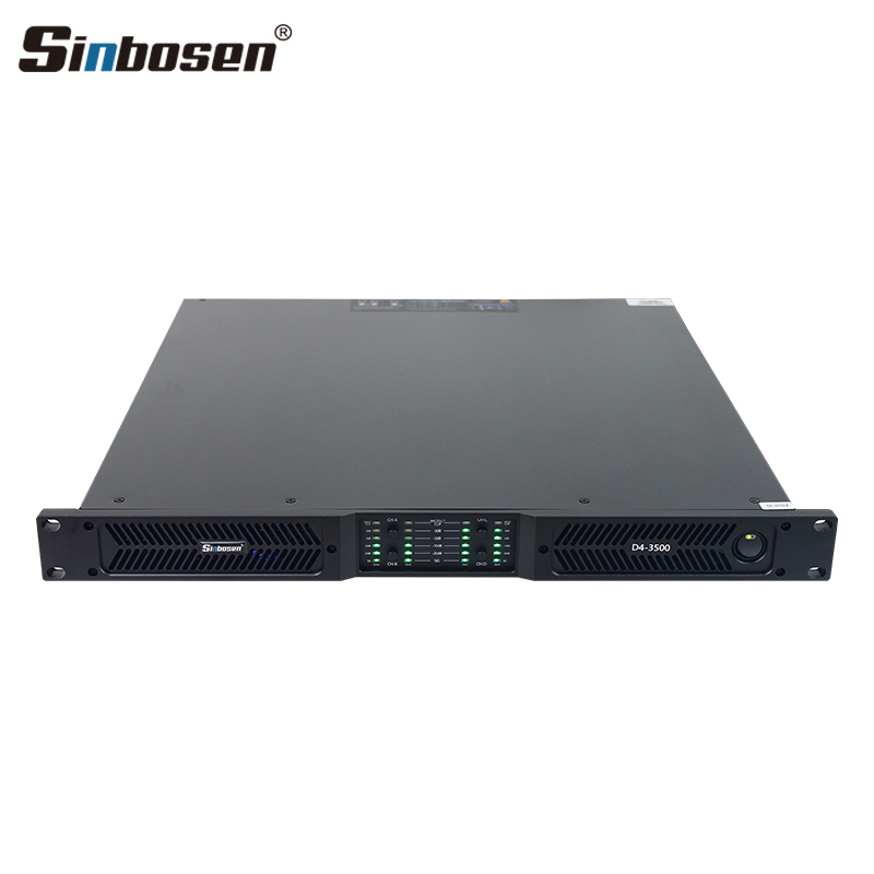 High Stability Wide Voltage 90-240V Digital Amplifier 110Vac High Power Amplifier Class D 4 Channels 25000W