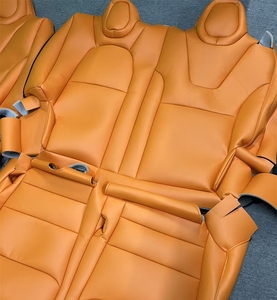 ชุดคลุมเบาะหนัง Napa สำหรับสุนัขแบบไฮเอนด์สำหรับเทสลารุ่น<span class=keywords><strong>3</strong></span>/Y/S/X ออกแบบได้ตามต้องการสำหรับรุ่น X - Product Image 1