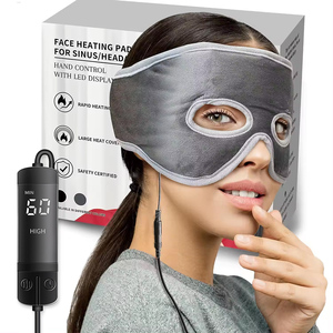 Masker pereda Sinus dengan 3 pengaturan panas untuk pereda tekanan Sinus Pad pemanas wajah USB untuk ikon wajah penghilang sakit kepala - Product Image 1
