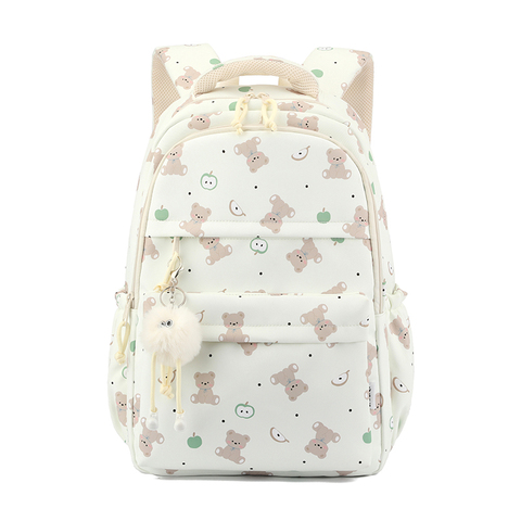 Cartoon Animal Printing Cute School Bags for 8-15 Years Girls Middle High School Student Backpacks Stylish Kids Gift Schoolbag