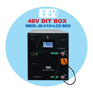EEL 48V 16S MB56 JK Caja Apilable DIY con Inversor JK 300A V19 Integrado, BMS con <span class=keywords><strong>Balance</strong></span> Activo de 2A y Nuevo Interruptor de Corriente Continua MB56 DIY BOX - Product Image 1