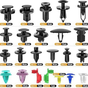 Universal Car <b>Bumper</b> <b>Clips</b> 680Pcs 725 Set Retainer Fasteners Repair Kit for Auto Body Panels - Product Image 3