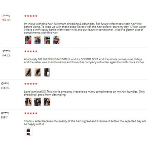 Lot complet de cheveux humains bruts brésiliens indiens Remy 10A, ondulés effet eau, bouclés, vierges, cuticules alignées, vente en gros pour revendeurs - Product Image 6