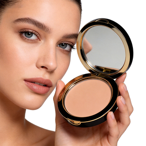 Round Pressed <strong>Powder</strong> <strong>Compact</strong> with Mirror Custom Color Shades and Case Design Foundation <strong>Compact</strong> - Product Image 2