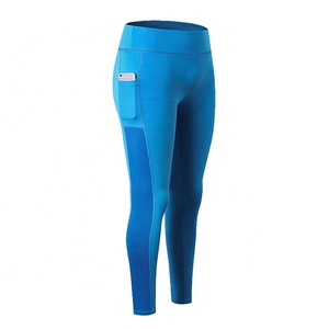 Pantalones de Yoga para Mujer a Precio de Fábrica, Cintura Media, Leggings de Yoga Largos, Bolsillos Laterales para Móvil, Elásticos para Entrenamiento, Spandex/Poliéster - Product Image 2