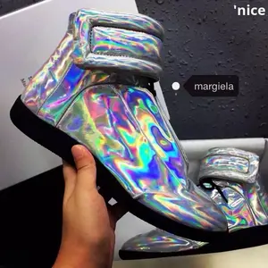 รองเท้าบูทหนังแท้ผู้ชาย MMV Deacon แบบหุ้มข้อสูง ผูกเชือก พื้นยาง หัวมน แฟชั่นฤดูหนาว - Product Image 4