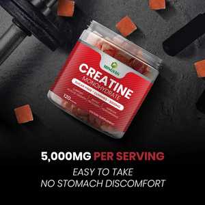 MY Factory <b>Creatine</b> <b>Monohydrate</b> Gummies | 5000mg Per Serving | Muscle Growth & Recovery | Boost Strength & Performance - Product Image 4