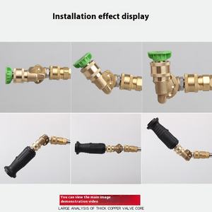 Lavadora a presión eléctrica Acoplador adaptador <span class=keywords><strong>de</strong></span> pivote <span class=keywords><strong>de</strong></span> conexión rápida <span class=keywords><strong>de</strong></span> 1/4 pulgadas Ajuste <span class=keywords><strong>de</strong></span> 7 ángulos <span class=keywords><strong>de</strong></span> rotación <span class=keywords><strong>de</strong></span> 180 grados - Product Image 6