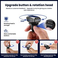 Eyoyo-Lector de código de barras Bluetooth inalámbrico, escáner de código QR portátil para inventario de almacén