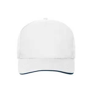 Gorra de 5 Paneles Tipo Sandwich de Algodón Orgánico, Merchandising Sostenible - Product Image 2