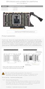 Carte graphique PCIe 80G 885 pour station de travail, GPU GDDR6 avec ventilateur de refroidissement, adaptateur d'affichage VGA DVI, GPU H100 80G 885 à noyaux tenseurs - Product Image 2