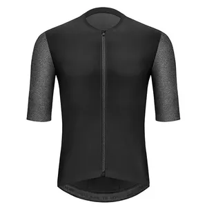 T-shirt de vélo de route personnalisé avec logo OEM pour homme, veste de cyclisme en jersey, tissu 100% polyester, vêtements de cyclisme haute performance