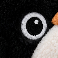 Pantoufles d'intérieur en peluche de dessin animé pingouin, semelle EVA, chaudes, à enfiler, mules d'hiver