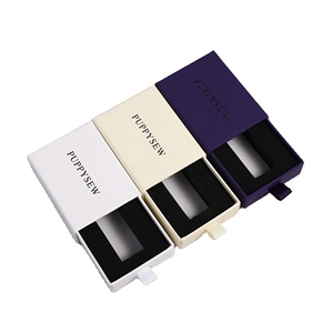 Cajas de Embalaje para Joyería Personalizadas, Ecológicas, para Anillos, Pendientes, Collares, Pulseras, Caja de Papel con Cajón para Joyería - Product Image 1