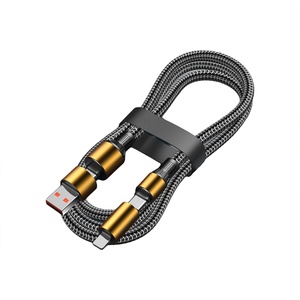 Cable de Carga Rápida PD 4 en 1 de 100W, 1.2m, Cable de Carga Universal para Teléfonos, Cables de Alimentación - Product Image 3