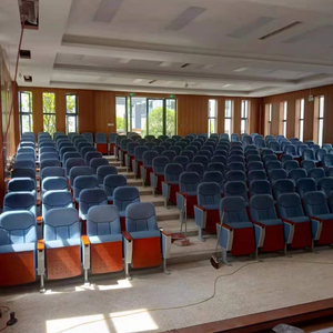 Chaises pliantes modernes en tissu <span class=keywords><strong>YU</strong></span> <span class=keywords><strong>CHEN</strong></span> pour auditorium scolaire, église, théâtre, utilisation en conférence, modèle YC-831H - Product Image 5