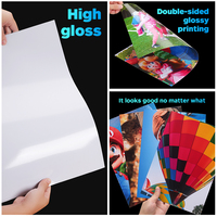 Hojas de papel de arte brillante recubiertas de dos lados de alta calidad, entrega rápida, impresión de inyección de tinta Offset, 120gsm, 80gsm, A4, papel de arte mate brillante