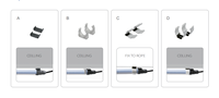 Lampes LED T8 bicolores, indice de protection IP67, pour élevages avicoles et d'engraissement, haute qualité, garantie 5 ans