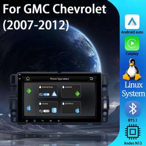 Autoradio Linux 8 pouces avec CarPlay sans fil, Android Auto, GPS, DSP, lecteur multimédia pour GMC Savana <span class=keywords><strong>Yukon</strong></span> Acadia 2007-2013 - Product Image 2
