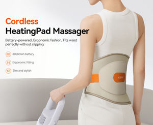 Mesin pemijat pinggang pemanas elektrik, produk sabuk pinggang pelangsing perut, sabuk penopang pinggang pemanas elektrik getaran, mesin pemijat pinggang - Product Image 3