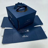 Boîte en carton doré avec impression UV couleur, logo personnalisé, estampage à chaud pour pâtisseries et confiseries