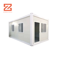 Chine Mobile Portable Flat Pack Container House Camp de travail modulaire Maison officielle préfabriquée Matériau en acier à vendre