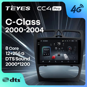TEYES CC4 PRO pour Mercedes Benz Classe C S203 CL203 W203 <span class=keywords><strong>2000</strong></span> - 2004 CarPlay Auto 2DIN - Product Image 1