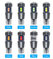 Feux de voiture 3030 10SMD, lampe de lecture haute luminosité, décodage T10, feu de position latéral, polarité indépendante, Canbus 12V
