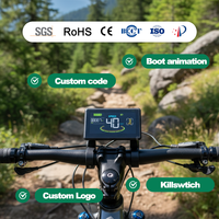 Computadora para Bicicleta Eléctrica H6C con Pantalla LCD, Medidor de 24V/36V/48V/60V, Panel para Scooter Eléctrico con Pantalla a Color, Incluye USB y UART 2